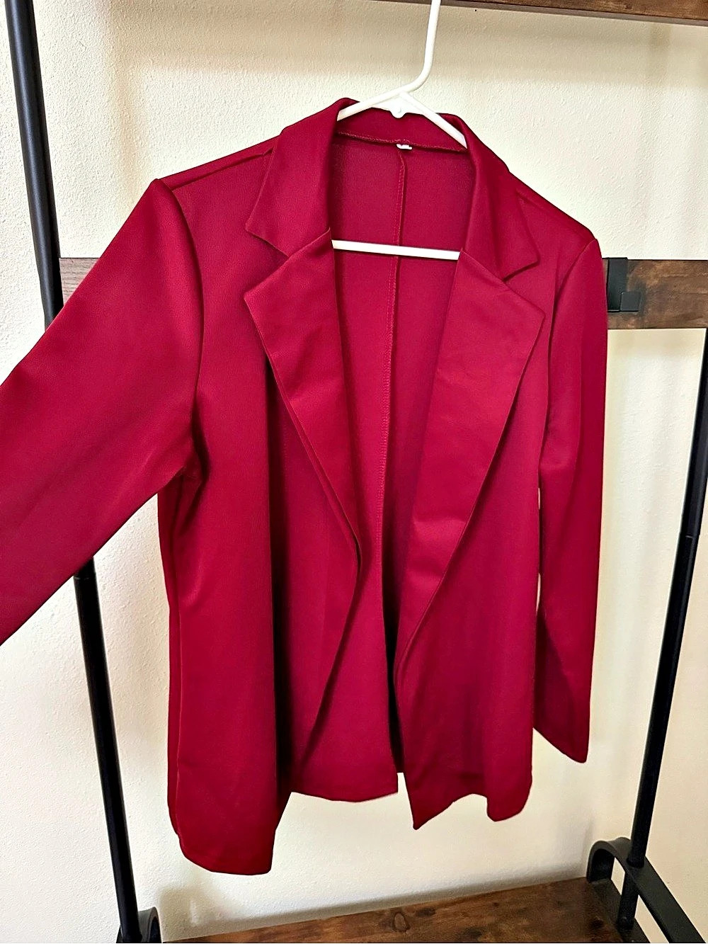 Women's Blazer in Red Size Large Like New